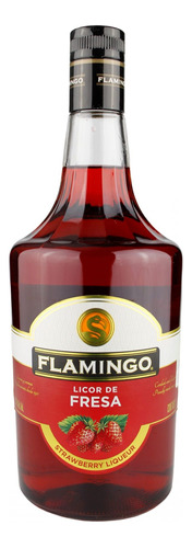 Licor Flamingo 1000ml Licor Flamingo Fresa