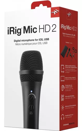 Ik Multimedia iRig Mic HD 2 micrófono de condensador digital de