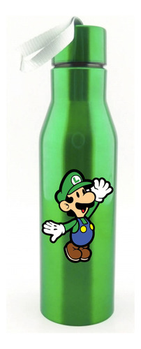 Termo Botella Luigi Mario Bros Caramañola