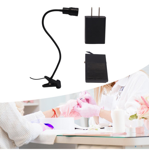 Luz De Para Extensão De Cílios Com Pedal, Pescoço De