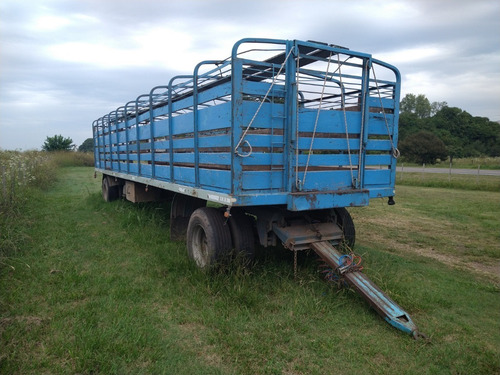 Acoplado Jaula Vaquero Hacienda Sola Y Brusa Precio Anticipo