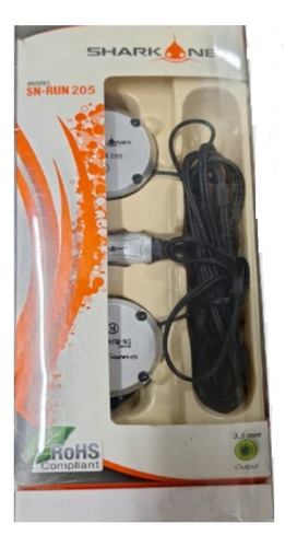 Auriculares 3.5mm Livianos Cable 2mts Shark Sn-run 205 