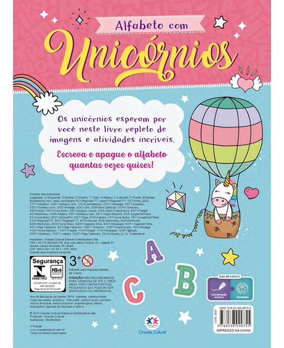 Alfabeto com unicórnios, de Cultural, Ciranda. Editorial Ciranda Cultural Editora E Distribuidora Ltda. em português, 2020