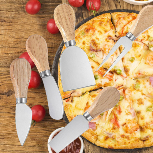 4 Juego De 5 Cuchillos Para Queso, Cuchillos Para ,