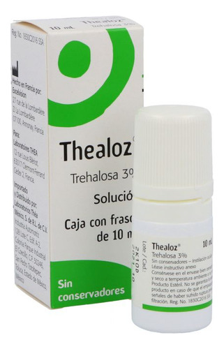 Thealoz 3 % Caja Con Frasco Gotero De 10 Ml