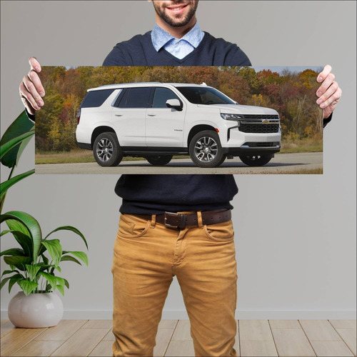 Cuadro 30x80cm Auto 2021 Chevrolet Tahoe Auto 257