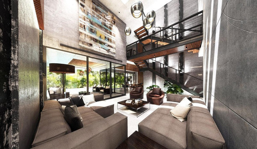 Imagen 7 de 13 de Casa En Venta En Playa Del Carmen, Aldea Paraiso 4 Recamaras