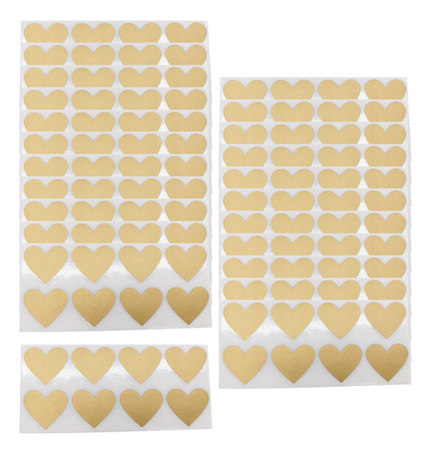 300 Piezas De Pegatinas Para Rascar Para Crear Un Dorado