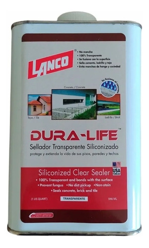 Sellador Impermeabilizante Dura Life 1/4 Gl Lanco