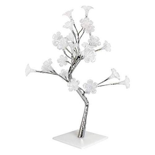 Nl2007-chr Morning Glory Árbol Decorativo Luz Led, Pla...