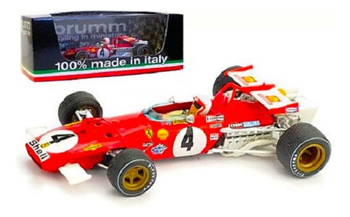 Ferrari 312 B #4 1970 Italy Gp Clay Regazzoni- F1 Brumm 1/43