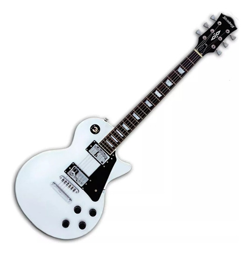 Guitarra Eletrica Les Paul Strinberg Lps230 Wh Branca Prof Cor Branco Material do diapasão Pau-rosa Orientação da mão Destro