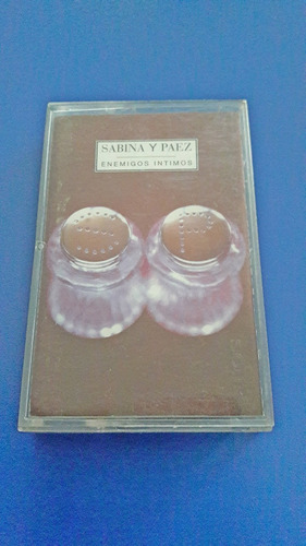 Cassette Tape Sabina & Paez - Enemigos Intimos 1998