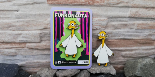 Pin Burns Simpsons  X Files Alien 80s #funkonauta 