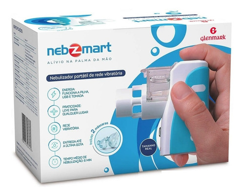 Inalador Nebulizador Nebzmart Kit Completo