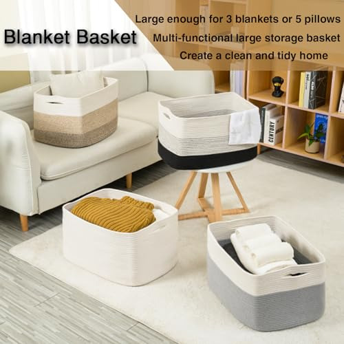 Cesta Grande Rectangular Para Mantas, Cesta Grande De Almace