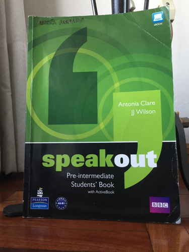 Speak Out Pre-intermediate Student Book Antonia Clare (Usado)