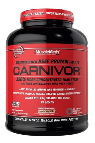 Musclemeds Carnivor Proteina Carne 4 Lb