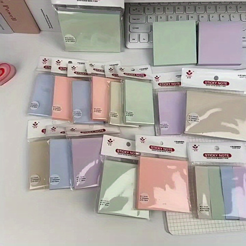 Conjunto De 400 Hojas De Notas Adhesivas Reutilizables