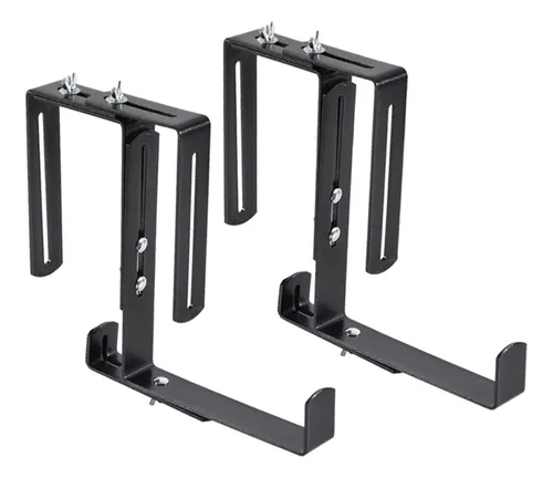 2 Soportes Para Macetas Que Se Adaptan A Barandas De Terraza