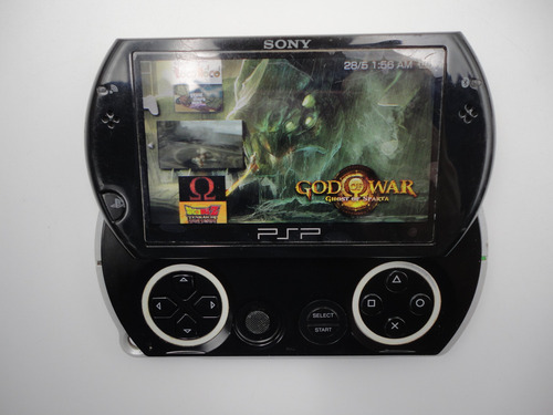 Sony Psp Go Negro 16gb Hack Con Juegos Y Cable De Carga Gta Negro