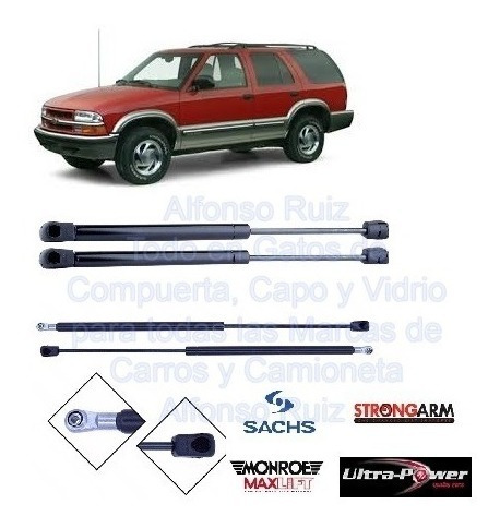 Amortiguador Vidrio Para Chevrolet Blazer 95-96-97-98-99-00