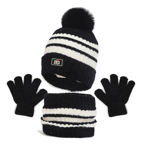 -conjunto De Gorro Y Bufanda Para Niños, Gorro De Punto, Pañ