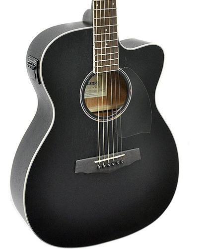 Ibanez Guitarra Electroacústica Pc14mhce-wk Color Negro Orientación de la mano Diestro