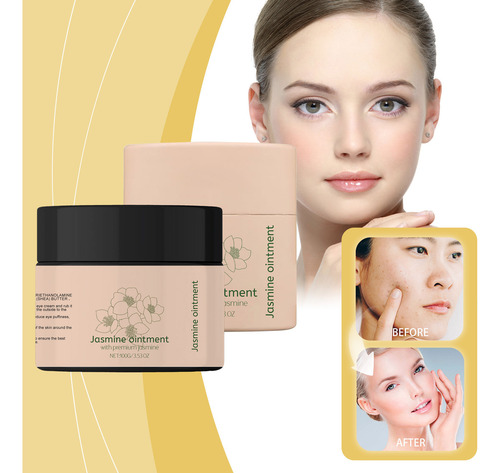 Pomada De Jasmim Para Olhos 100 Ml Com Olheiras Creme Para O