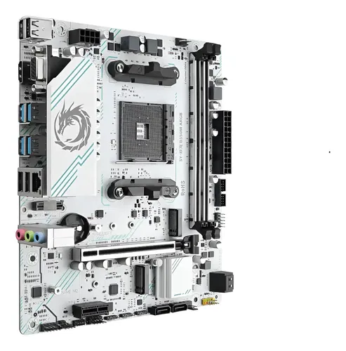 Placa Mãe Soyo Sy-yl B550m Am4 Pcie 4.0 Argb Branco | MercadoLivre