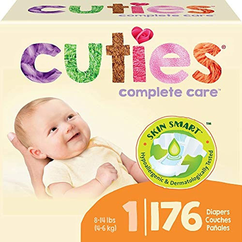 Cuties Pañales Para Bebe, 10001527, Talla 1, 1