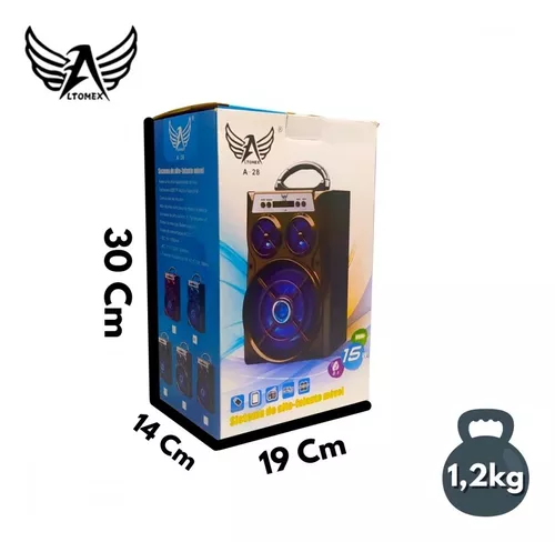 Altavoz Bluetooth LED Colores Y Radio FM