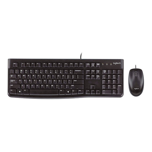 Kit Teclado Y Mouse Logitech Mk120 Usb Multimedia Español Sl