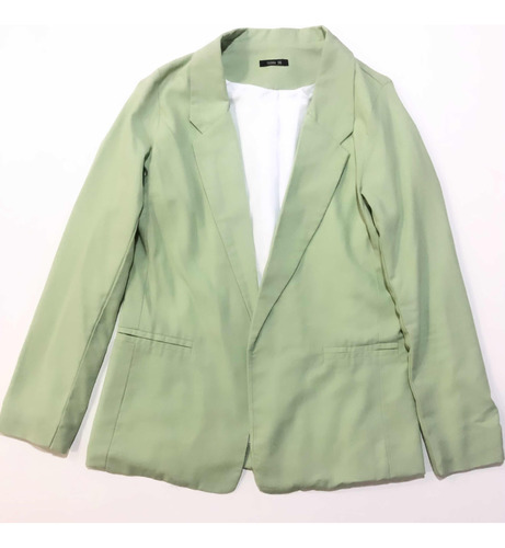 Blazer De Mujer Verde Agua