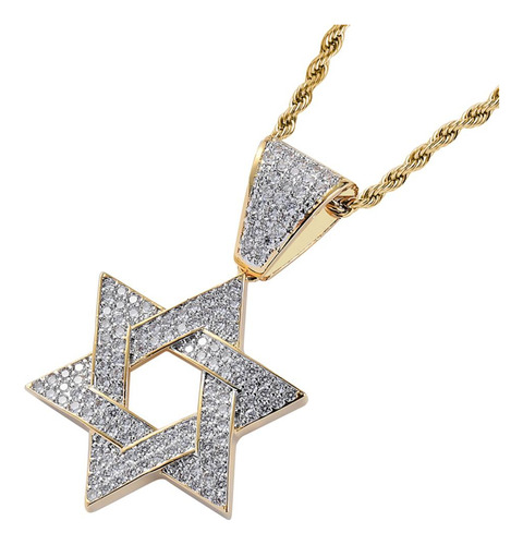 Collar Con Colgante De Seis Estrellas De Circonita Cúbica
