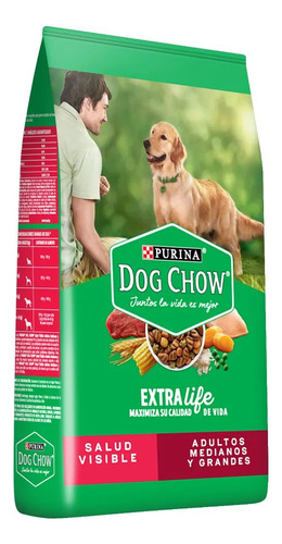 Dog Chow Adulto De Raza Mediana Y Grande 24 Kg + 5 Pouch