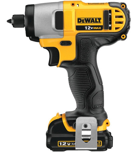 Atornillador De Impacto 1/4'' 12v Max Dewalt Dcf815s2 Color Amarillo