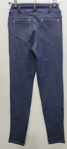 Calza Simil Jeans Talles Especiales. Frizadas