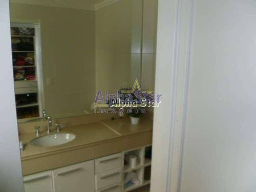 Imagem 2 de 11 de Apartamento Com 3 Dormitórios Para Alugar, 133 M² Por R$ 7.000,00 - Edifício Resort Tamboré - Santana De Parnaíba/sp - Ap0564
