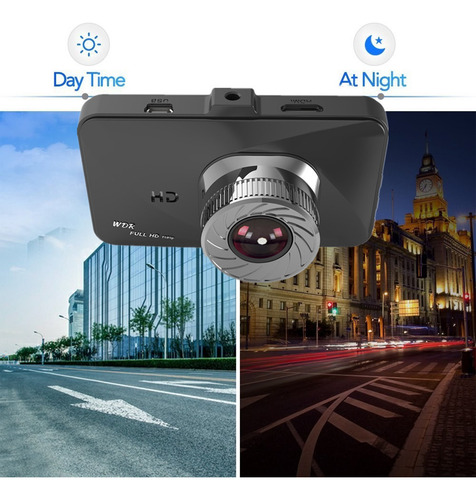 Cámara De Salpicadero D 1080p Fhd Para Coches Con Pantalla F