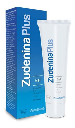 Zudenina Plus Gel Adapaleno 0.1% Clindamicina 1.0% 30gr 
