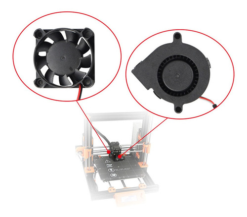 Para Accesorios De Impresora 3d, Kit De Ventilador Turbo I3