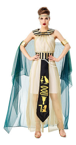 1 Disfraz De Cleopatra Para Mujer De Ranqi Egipto Egipcio