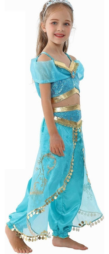 . Disfraz De Princesa De Jazmín For Niñas Vestido