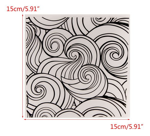 Modelo De Espiral De Pasta Em Relevo Para Diy Scrapbooking C