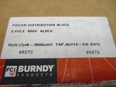 Burndy Products Bdb-16-350-3 600v Nsfs Qqc