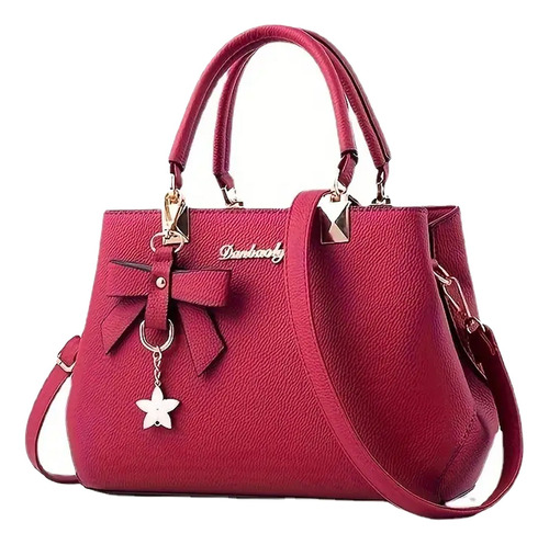 Bolso Duffel Para Mujer Con Moño Y Dije Estrella