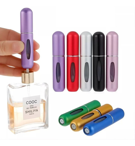 Dispensador Atomizador Recargable Portátil De Perfume Pack 2