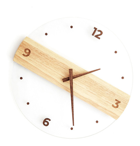 Reloj De Pared Silencioso, Redondo, Decorativo, Moderno, Pan