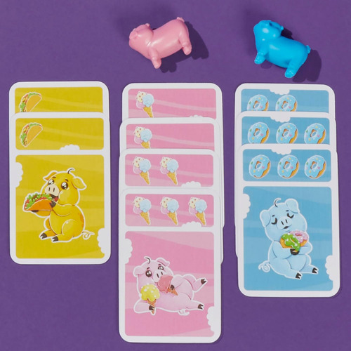 Juego De Cartas Piggy Piggy | Divertidos Juegos Familiares P